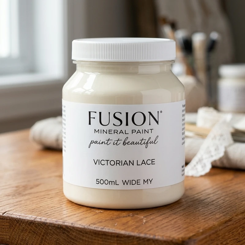 Fusion Mineral Paint jar in color Victorian Lace
