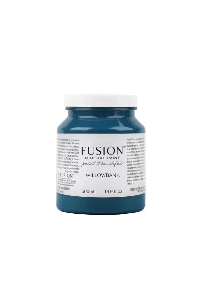 Fusion Mineral Paint jar in Willow Bank