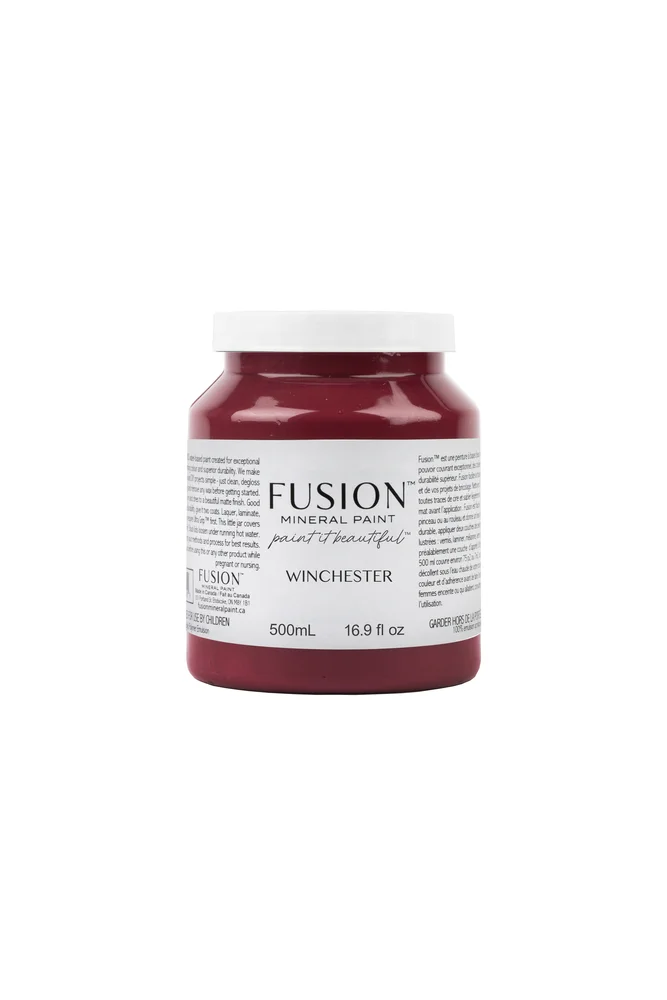 Fusion Mineral Paint jar in Winchester